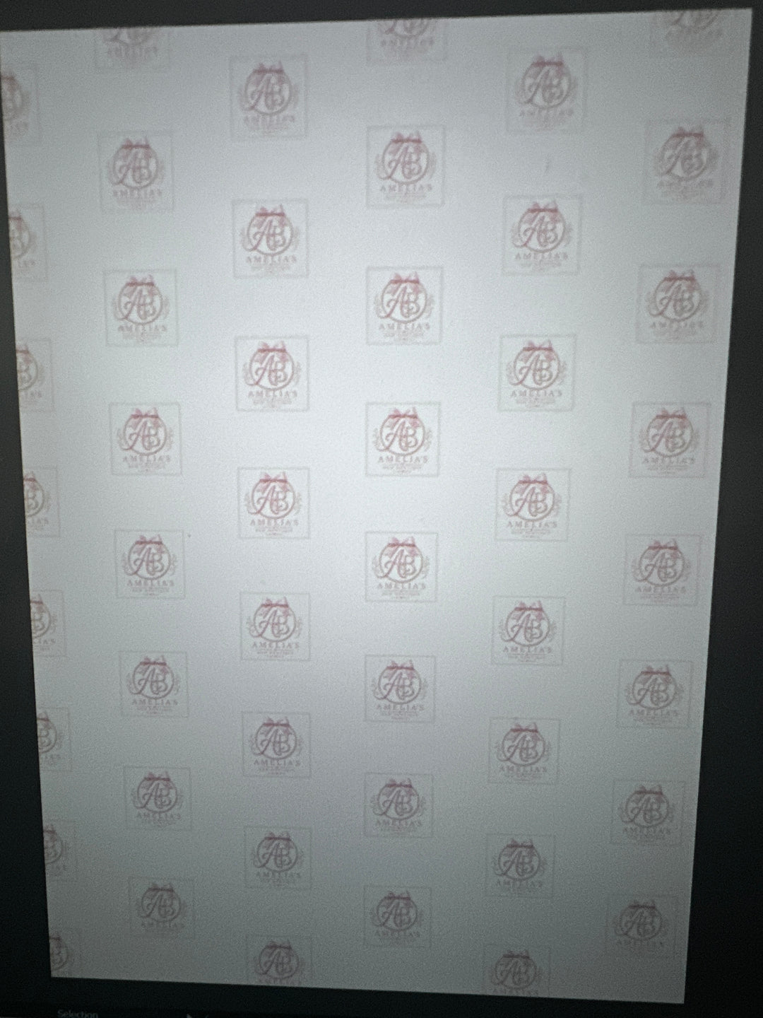Logo Printed Backdrop - business branding