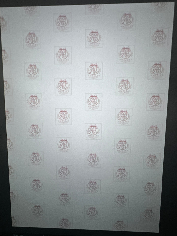 Logo Printed Backdrop - business branding