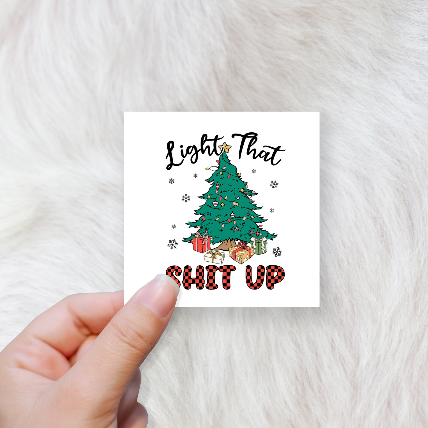 Light that shit up - CHOOSE UV DTF decal - DTF Transfer