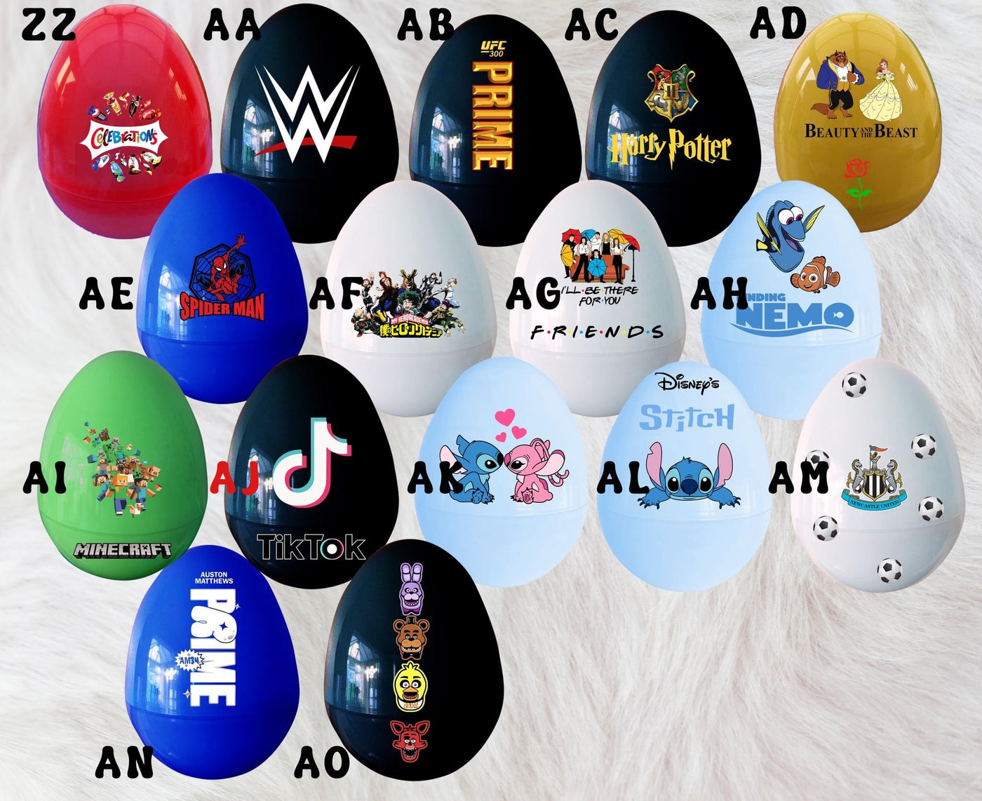 Decal for 14in Giant egg  easter decal only - Batch2