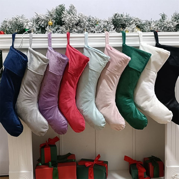 Velvet Christmas Stockings