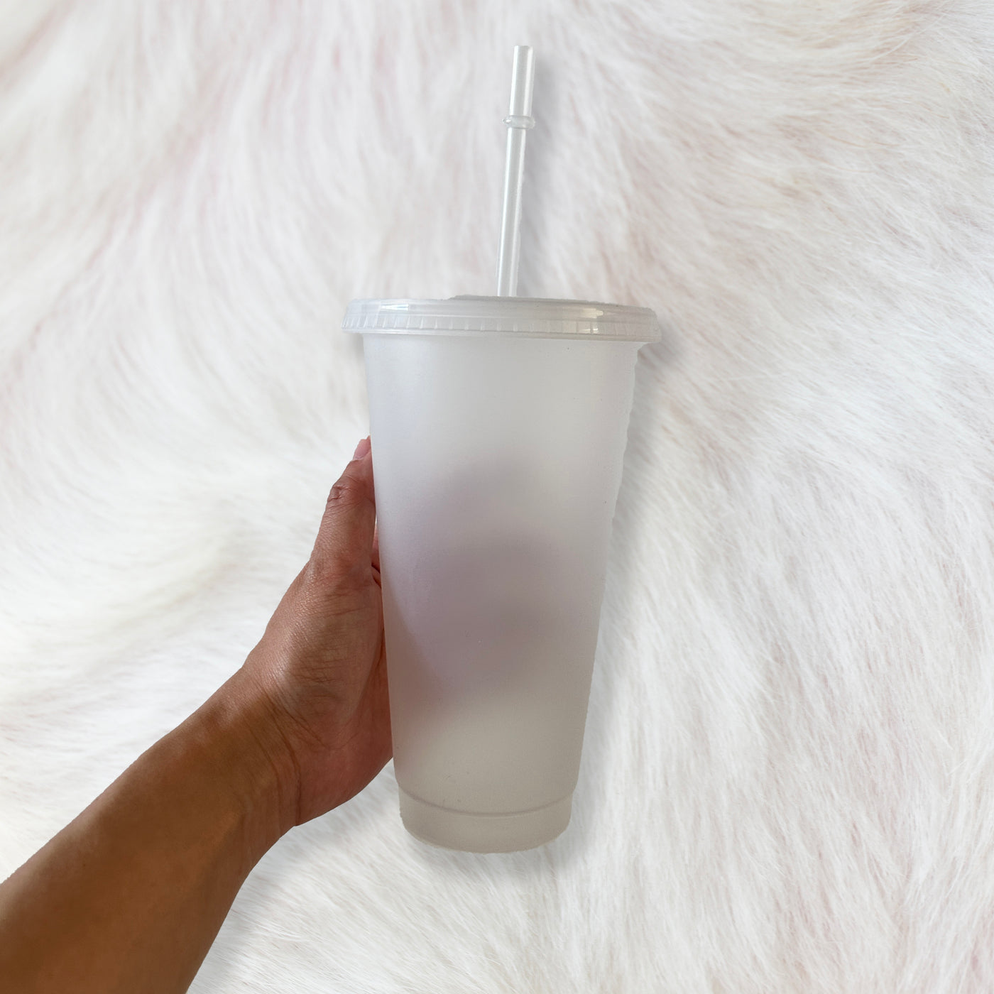 Frosted  - Solid colour Cold cup 24oz