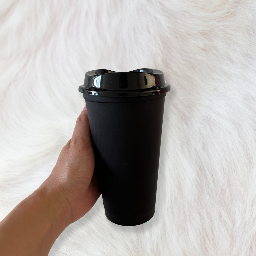 Black 16oz - 470ml Hot Cups