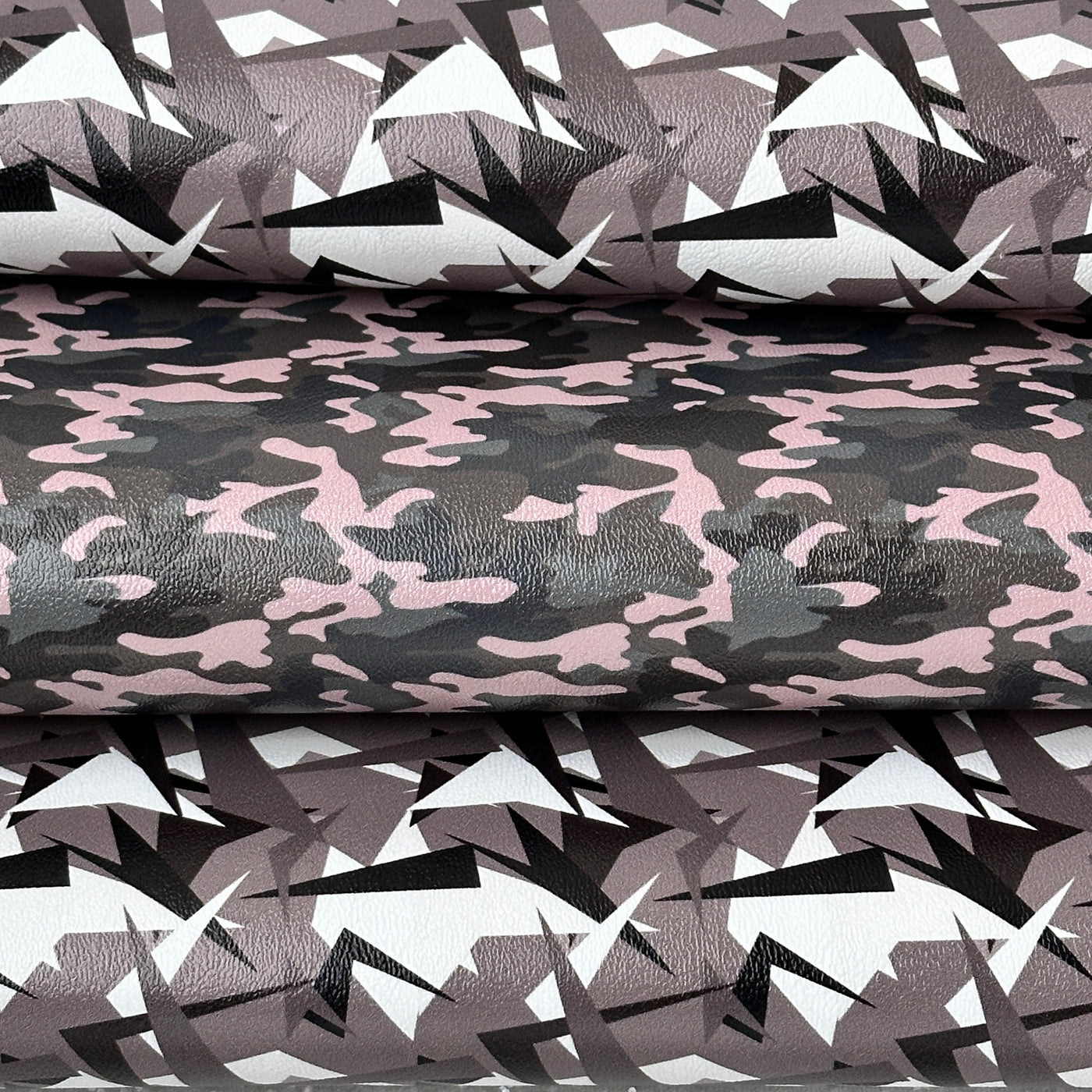 camouflage - faux Pu Leather vinyl sheet