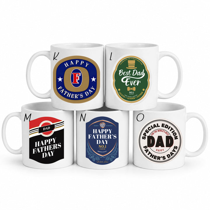 Personalised beer decal - Father's Day - custom name - UV DTF