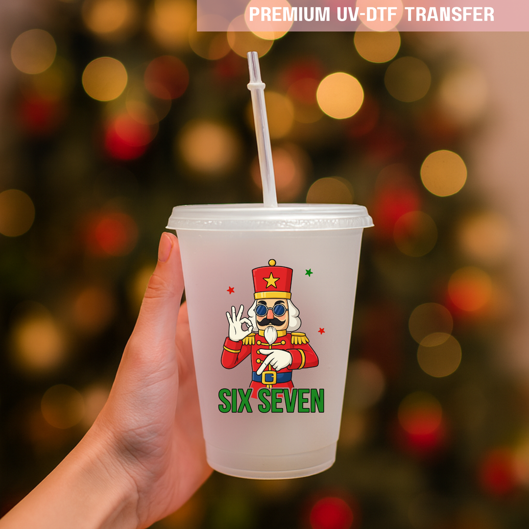 UV DTF decal - six seven 67 nutcracker christmas