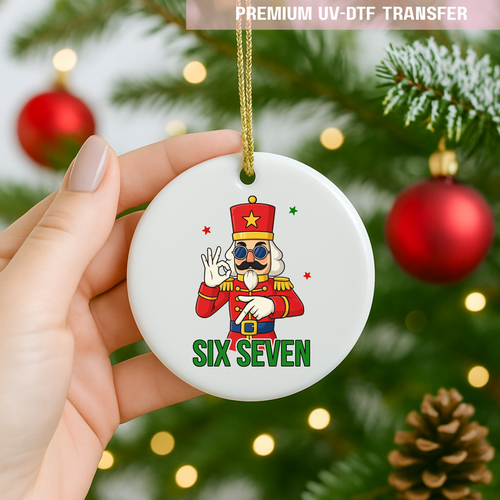 UV DTF decal - six seven 67 nutcracker christmas
