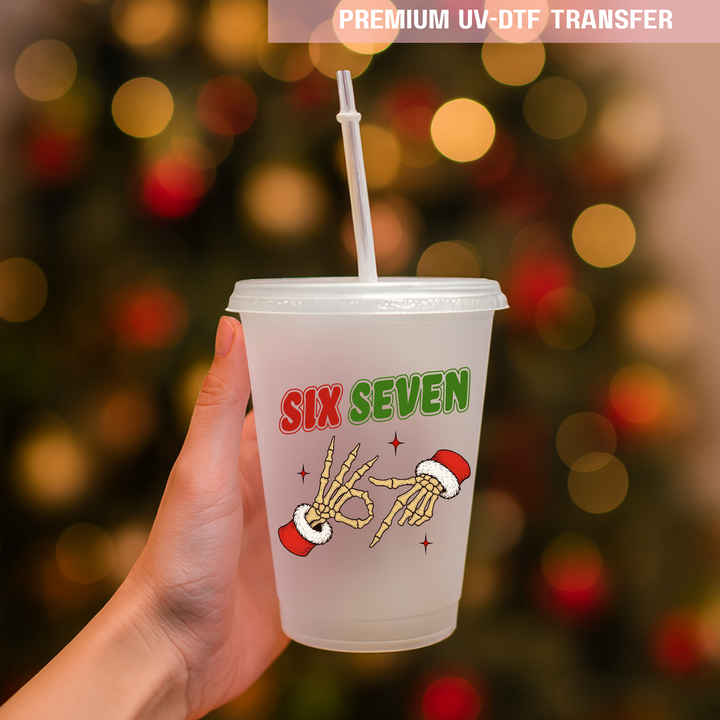 UV DTF decal - six seven 67 the boney