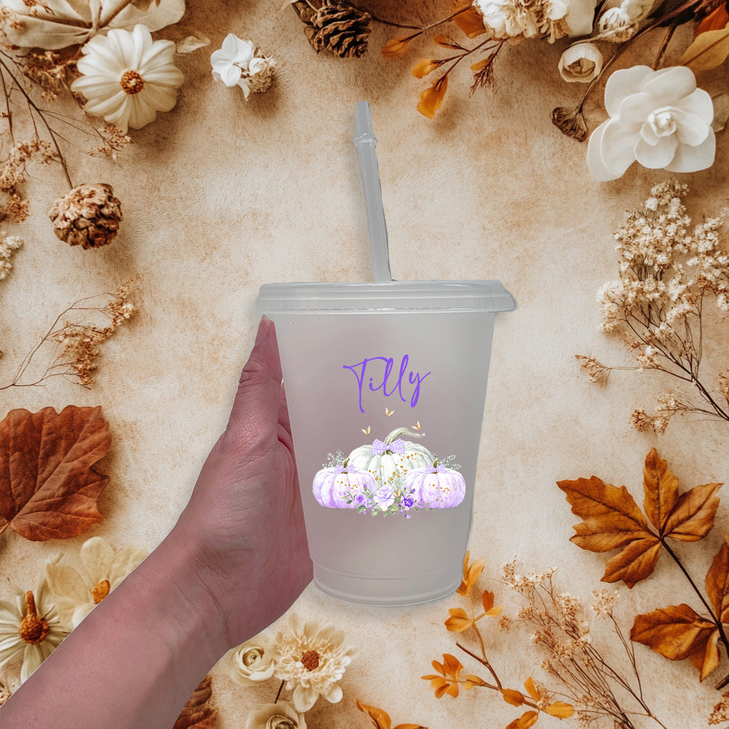 Lilac pumpkin - CHOOSE UV DTF decal - DTF Transfer