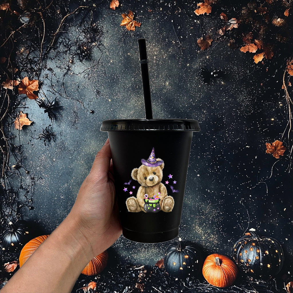 Trick or treat bear purple - CHOOSE UV DTF decal - DTF Transfer