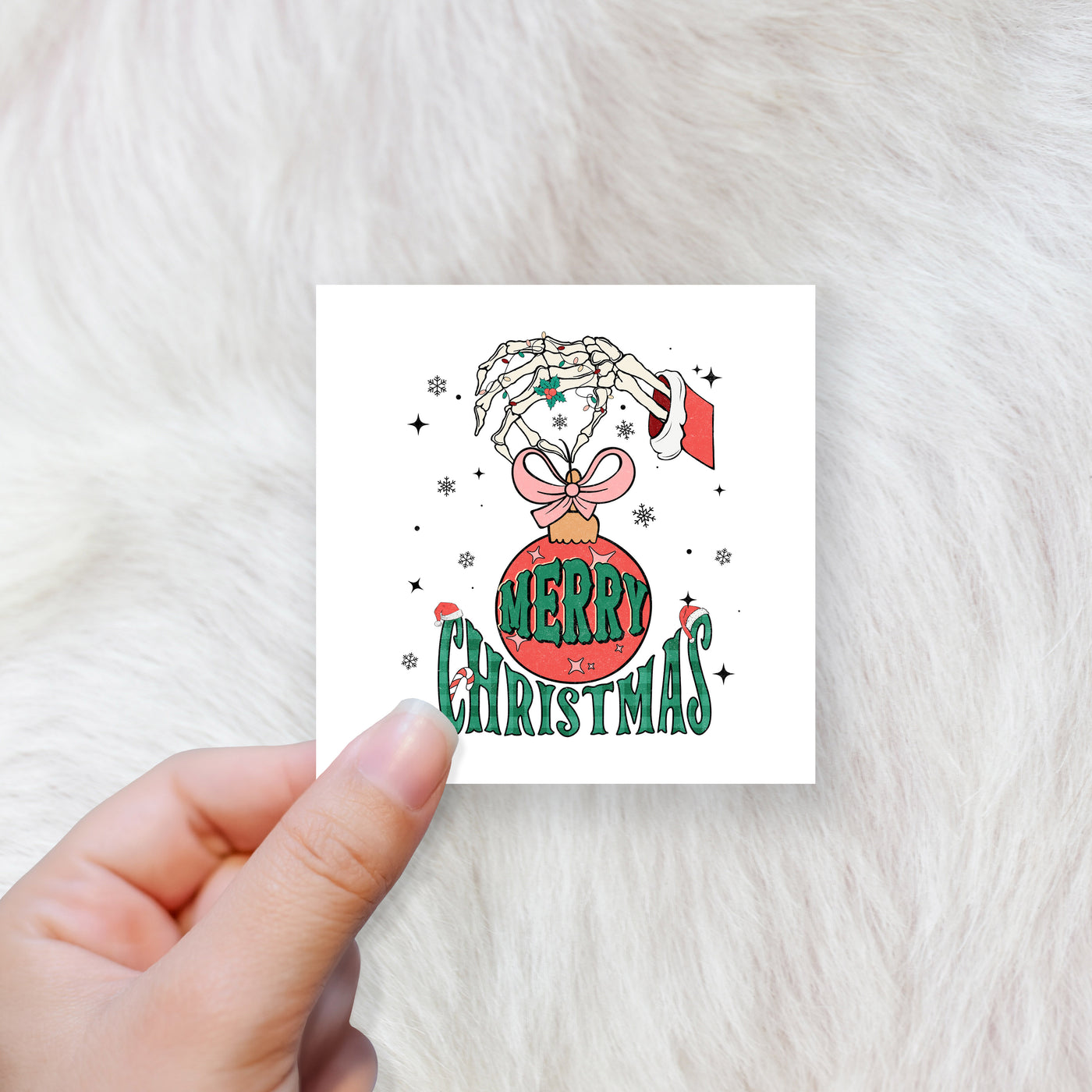 Merry Christmas - CHOOSE UV DTF decal - DTF Transfer