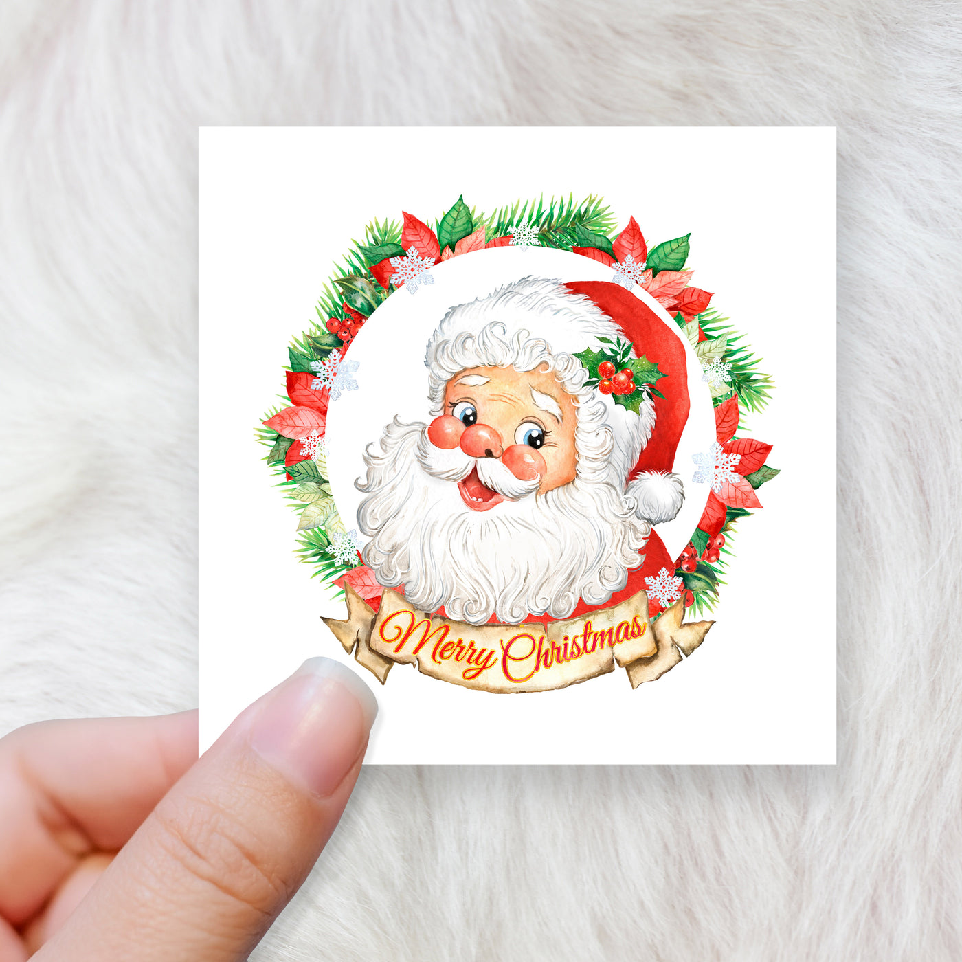 Santa - CHOOSE UV DTF decal - DTF Transfer