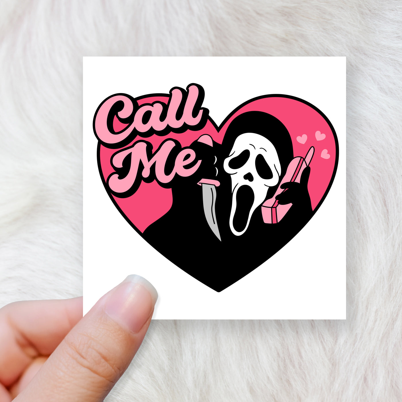 Call me - CHOOSE UV DTF decal - DTF Transfer