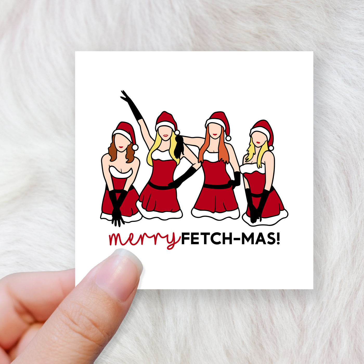 Merry fetchmas - CHOOSE UV DTF decal - DTF Transfer