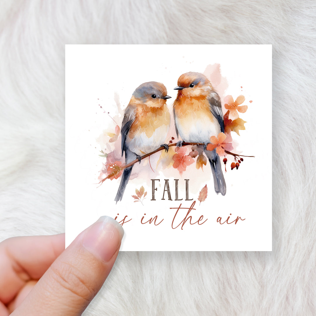 Fall in the air - CHOOSE UV DTF decal - DTF Transfer