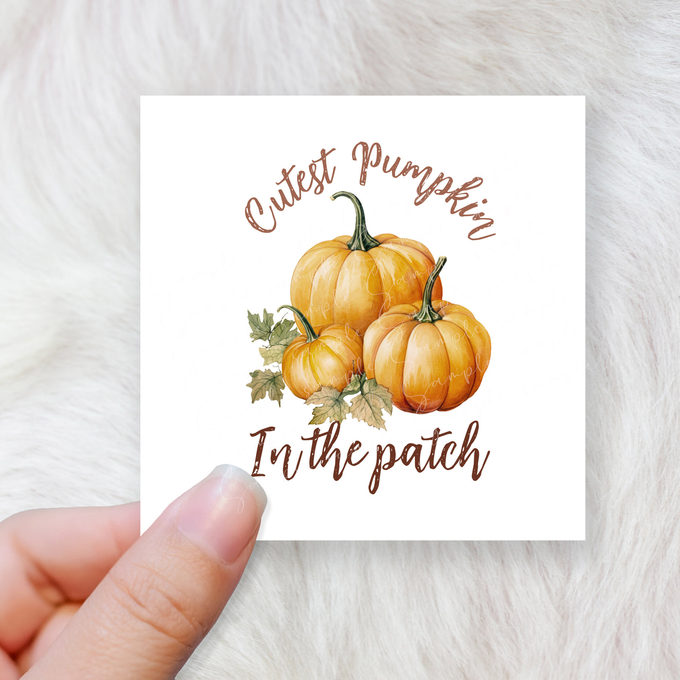 Cutest pumpkin in patch - CHOOSE UV DTF decal - DTF Transfer