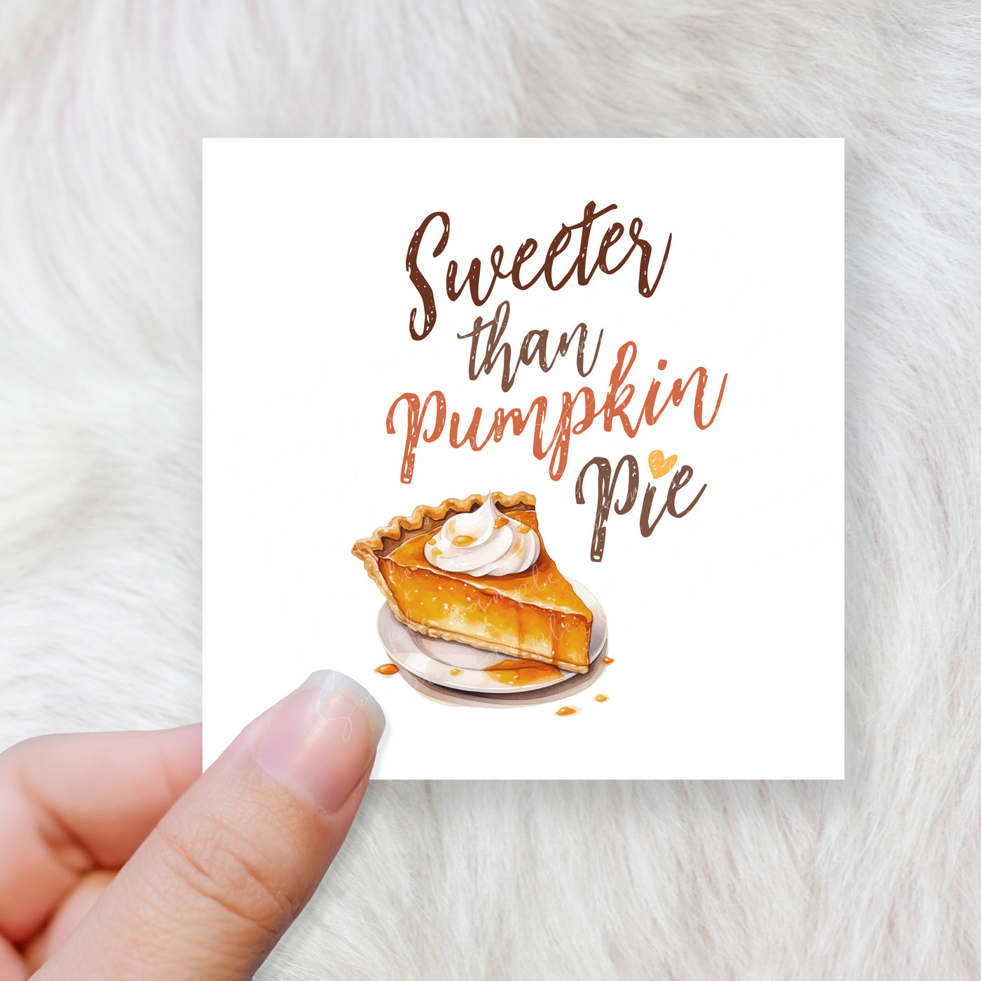 Sweeter then pumpkin pie - CHOOSE UV DTF decal - DTF Transfer