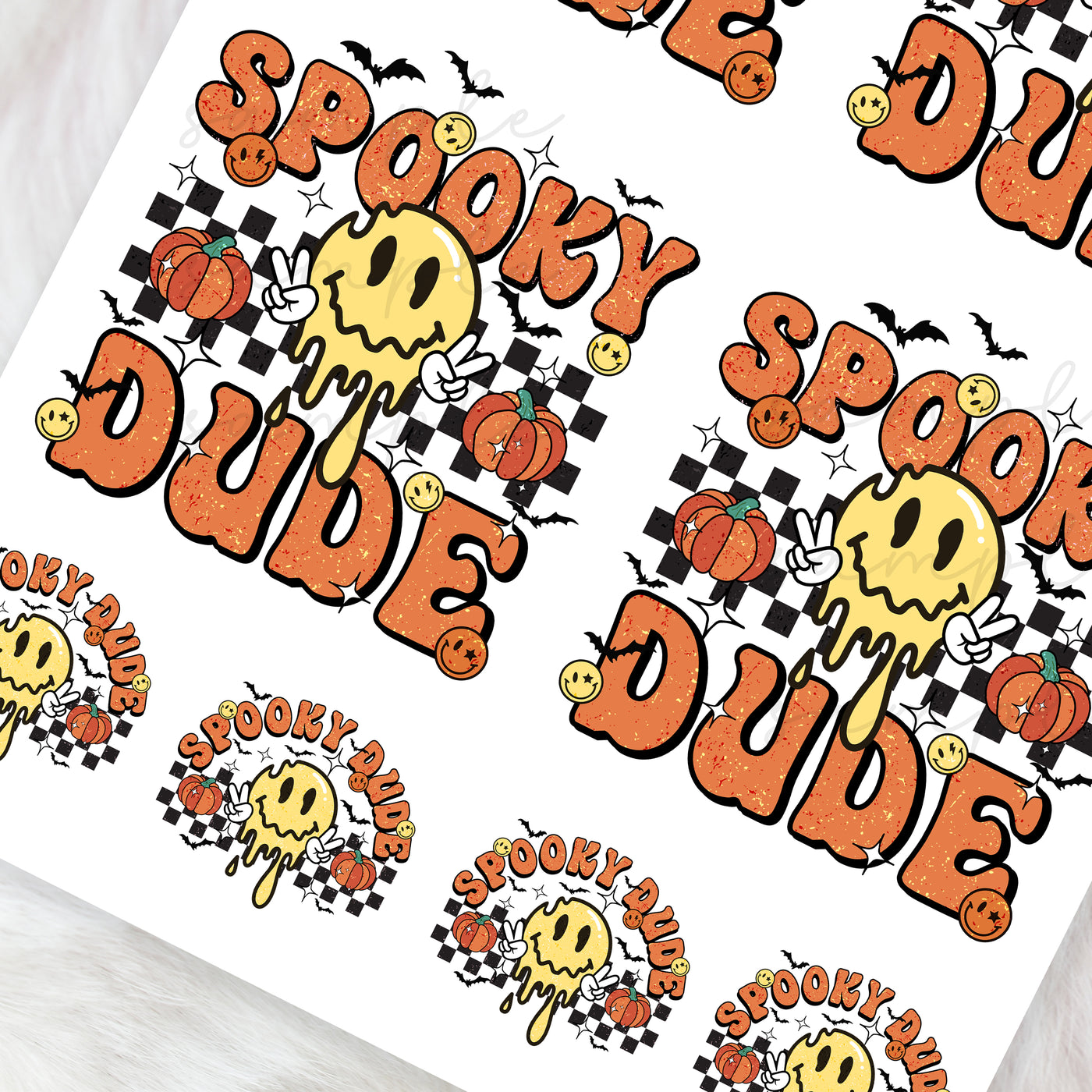 Spooky dude - CHOOSE UV DTF decal - DTF Transfer