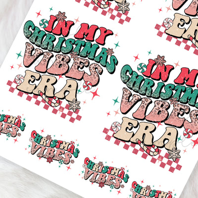 Christmas era - CHOOSE UV DTF decal - DTF Transfer