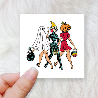 Halloween ladies - CHOOSE UV DTF decal - DTF Transfer