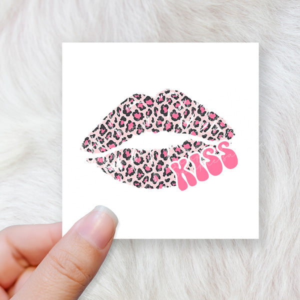 Kiss lips - CHOOSE UV DTF decal - DTF Transfer