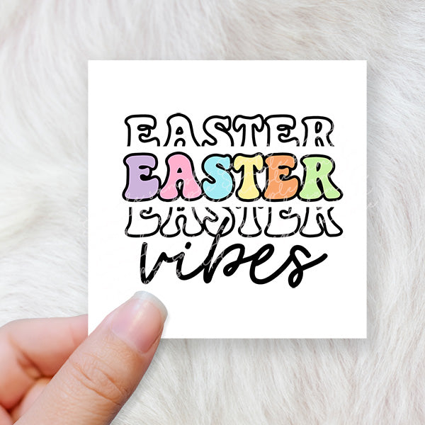 Easter vibes - CHOOSE UV DTF decal - DTF Transfer