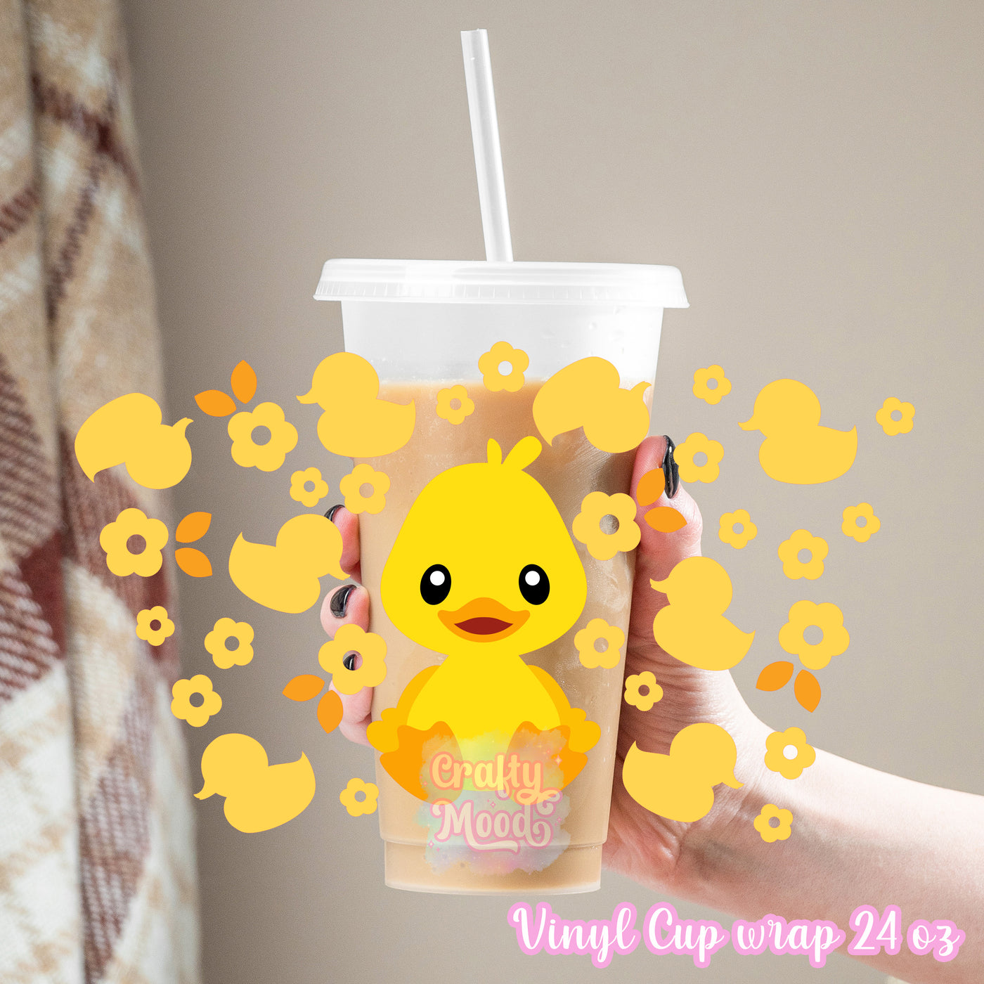 Duck - 24oz Cold Cup Wrap Only