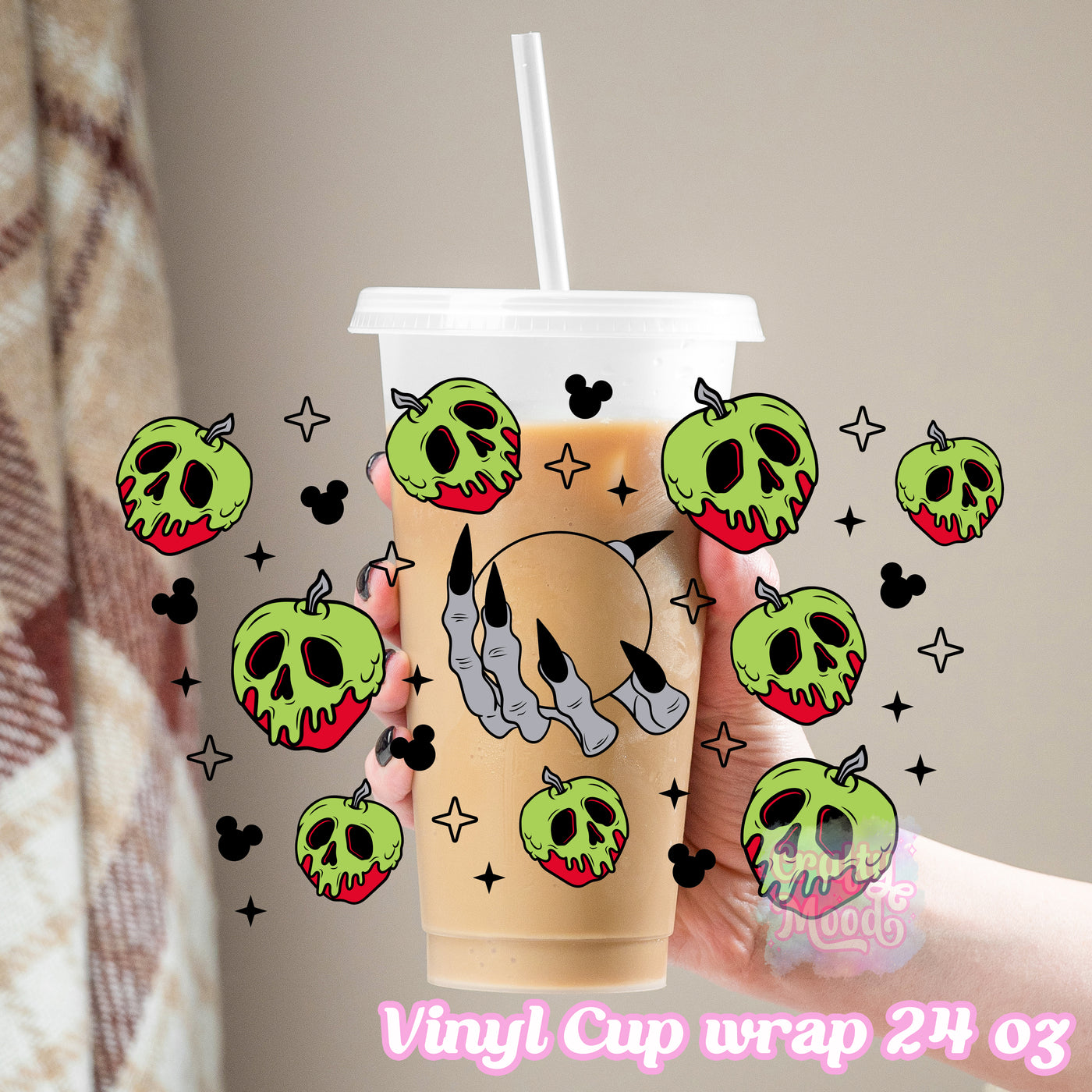 Poison Apple - 24oz Cold Cup Wrap Only