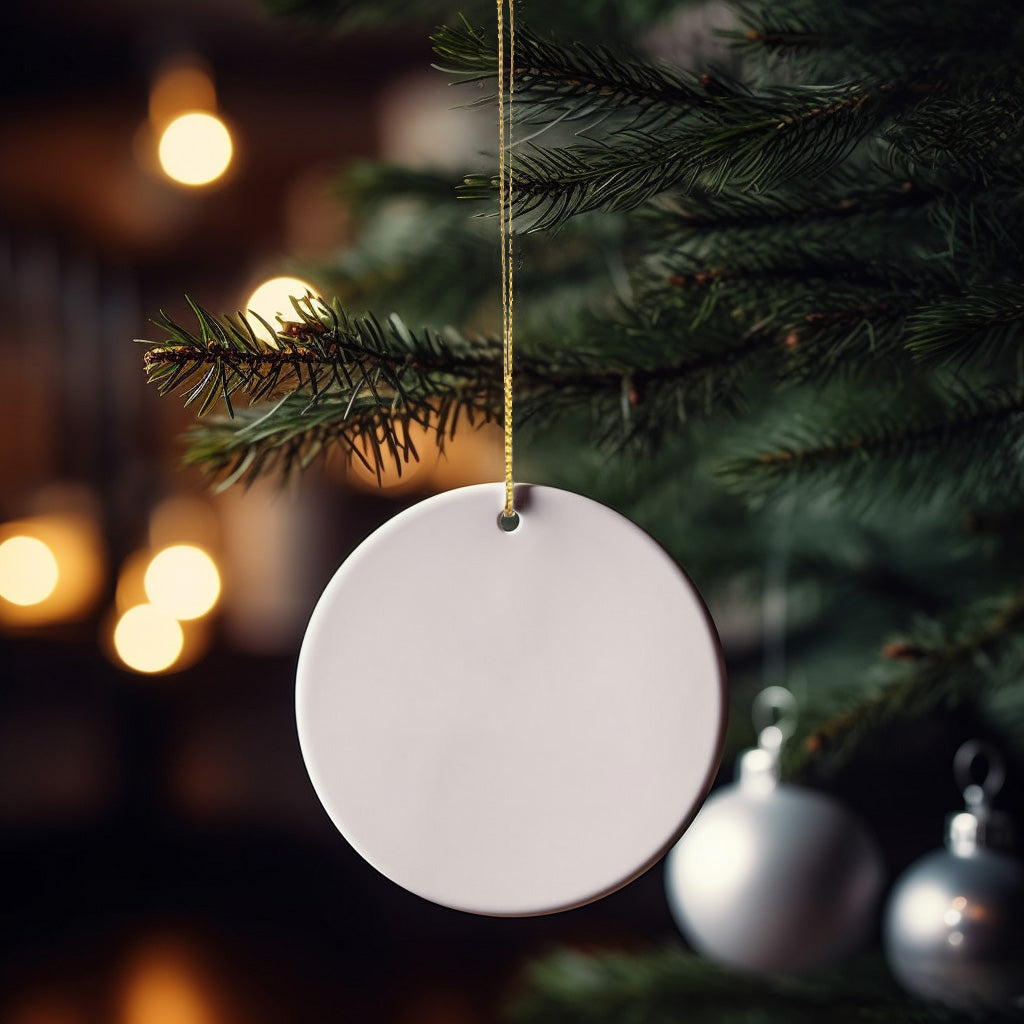 Ceramic bauble - Round - Christmas - sublimation