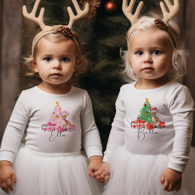 Reindeer christmas tree - CHOOSE UV DTF decal - DTF Transfer