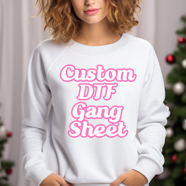 GANG SHEET CUSTOM DTF - TRANSFER - meter