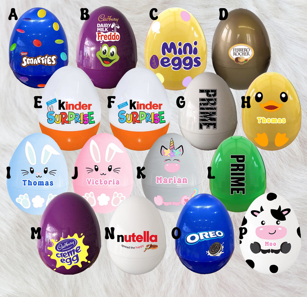 Uv DTF for EXTRA large ( egg 28cm tall ) Fillable Plastic Eggs