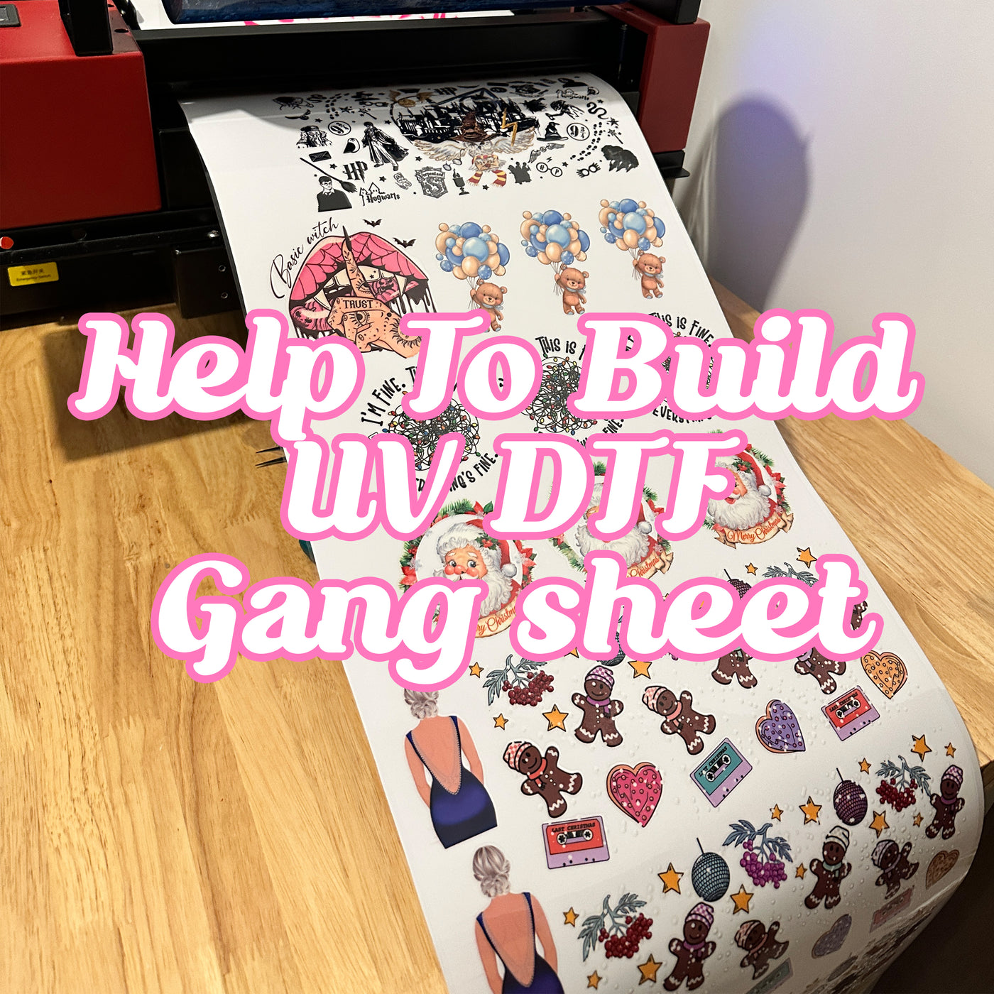 Build me a Gang sheet - CUSTOM UV DTF