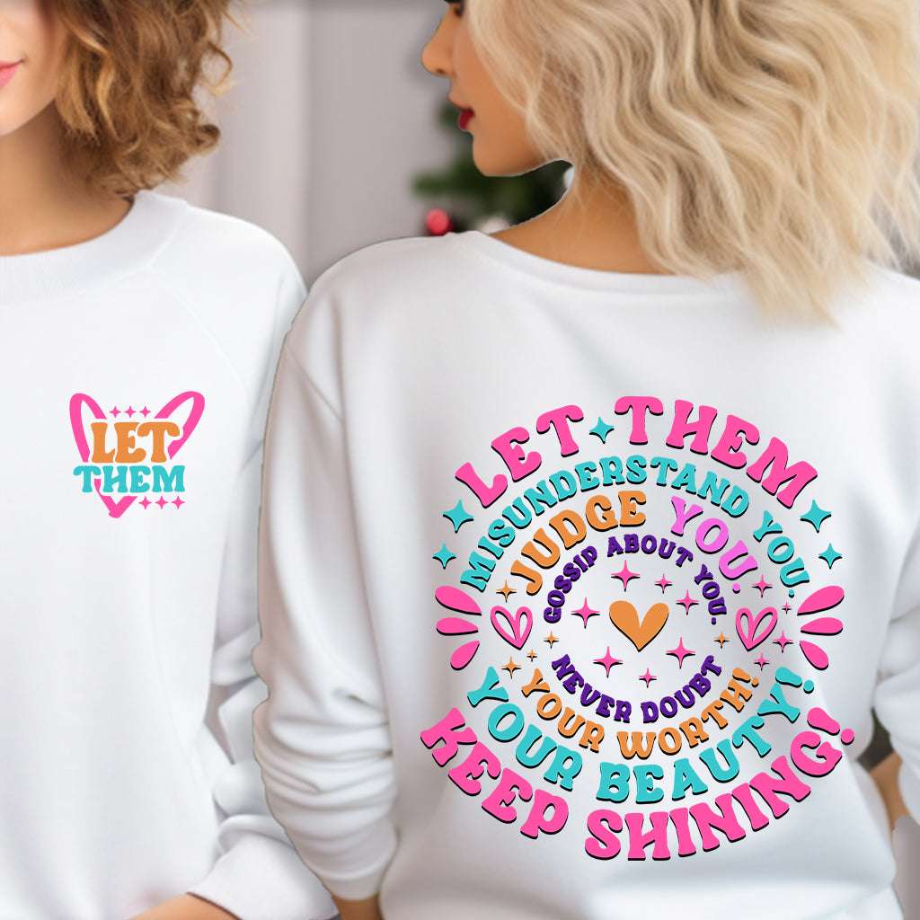 Let them - CHOOSE UV DTF decal - DTF Transfer