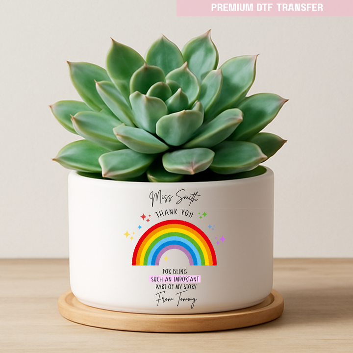 Personalised Thank you for being such an important part of my story - teacher UV DTF