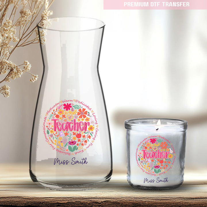Personalised Warm dedicated teacher - UV DTF