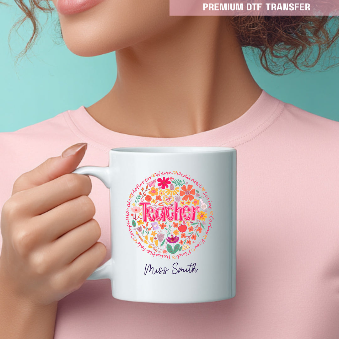 Personalised Warm dedicated teacher - UV DTF
