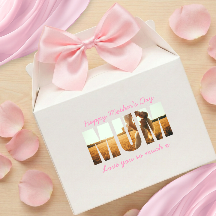 UV DTF decal - happy mothers day - pink flower - Mothers day - Crafty Mood