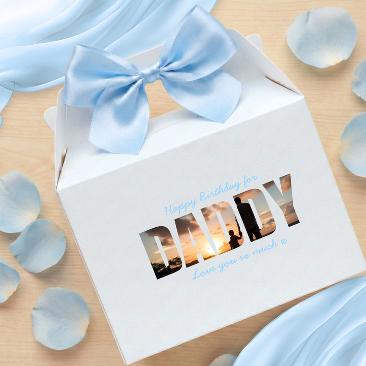 UV DTF decal - happy birthday for daddy - blue sky - Crafty Mood