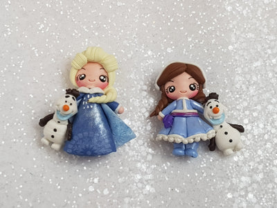Clay Charm Embellishment - NEW SNOW QUEEN - Crafty Mood