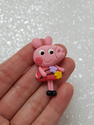 Clay Charm Embellishment - NEW PIG - Crafty Mood
