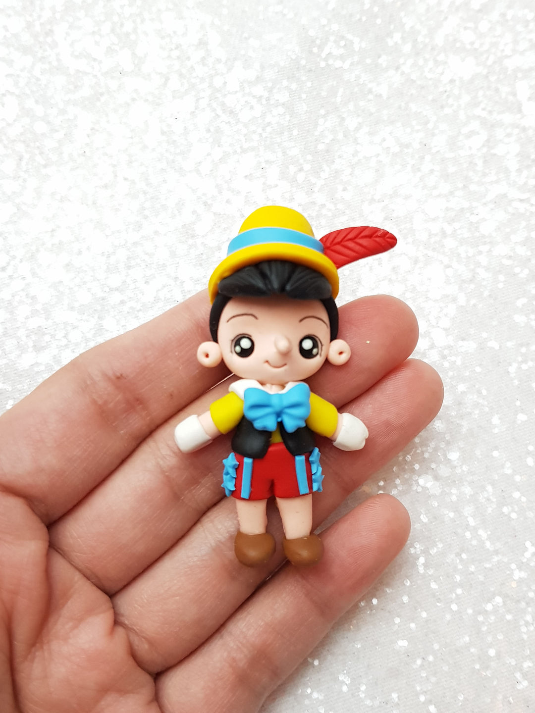 Clay Charm Embellishment - NEW BOY - Crafty Mood