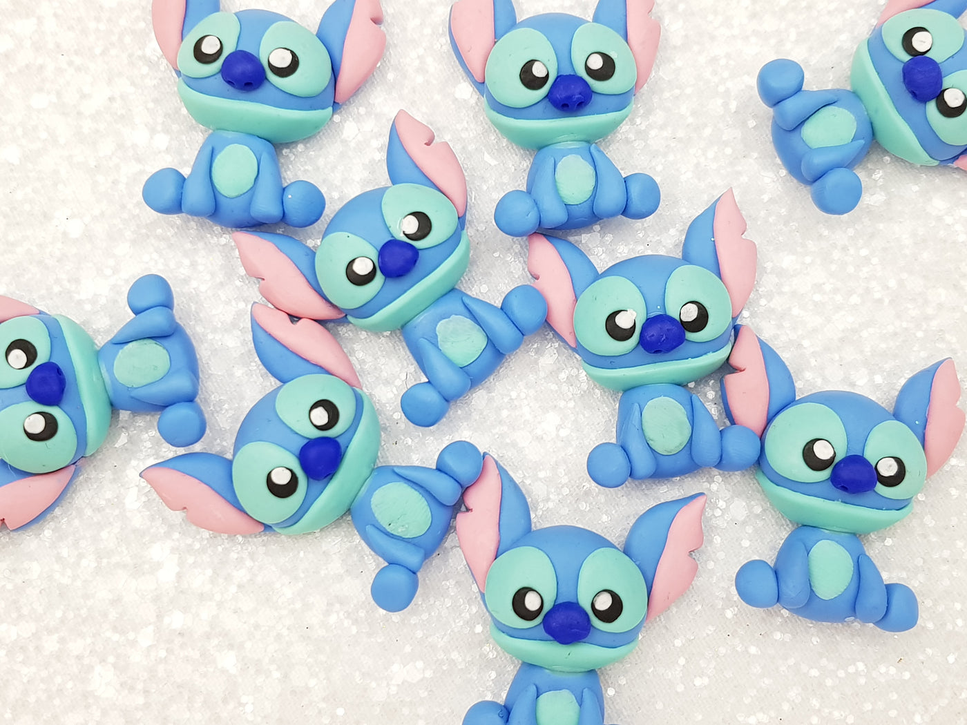 Clay Charm Embellishment - New Blue Monster - Crafty Mood