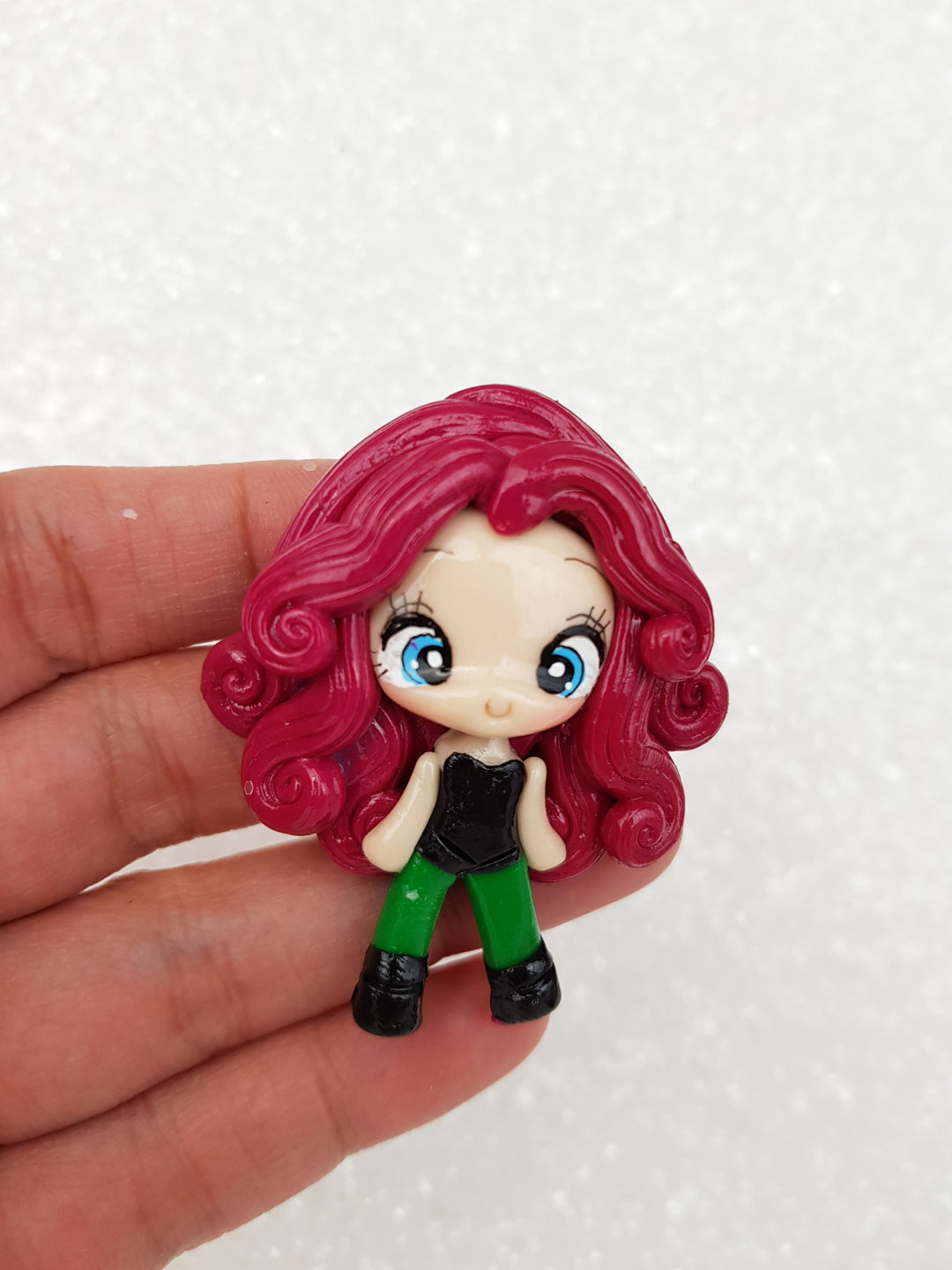 Clay Charm Embellishment - NEW Villain Ivy - Crafty Mood