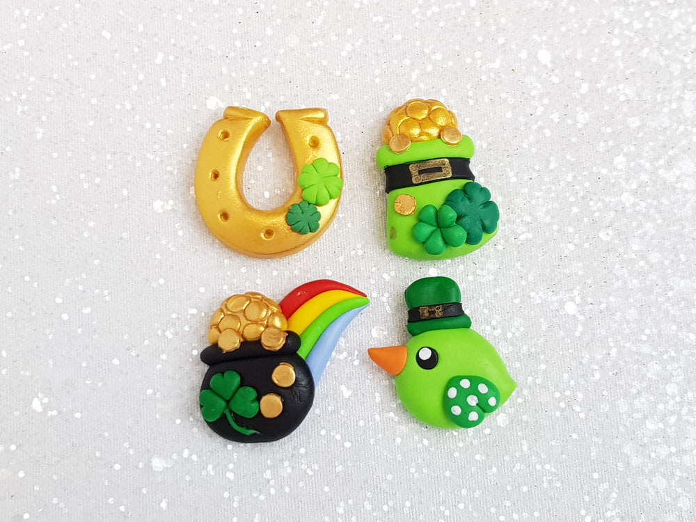 Clay Charm Embellishment - New St. Patrick - Crafty Mood