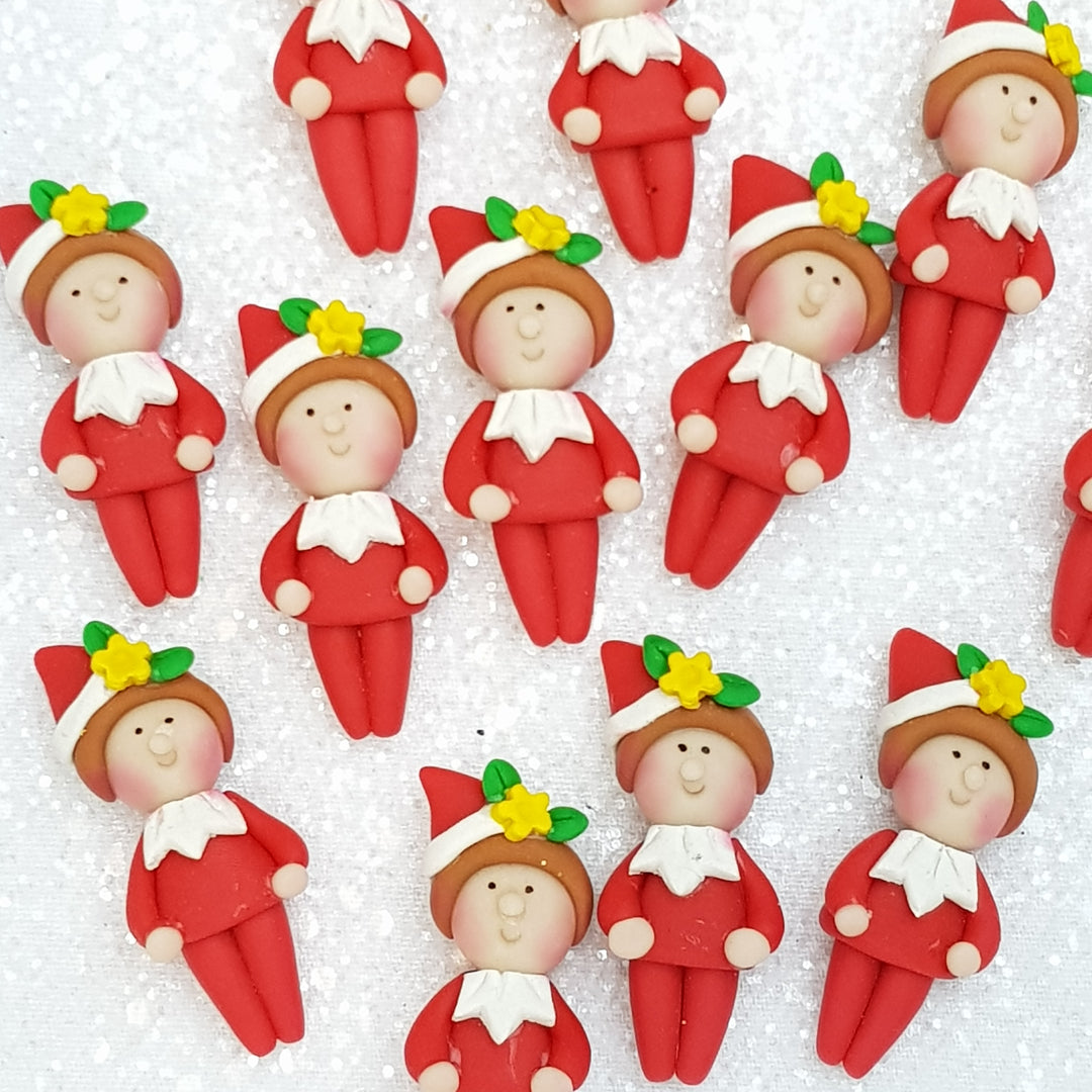 Clay Charm Embellishment - Elf 5 cm - Crafty Mood