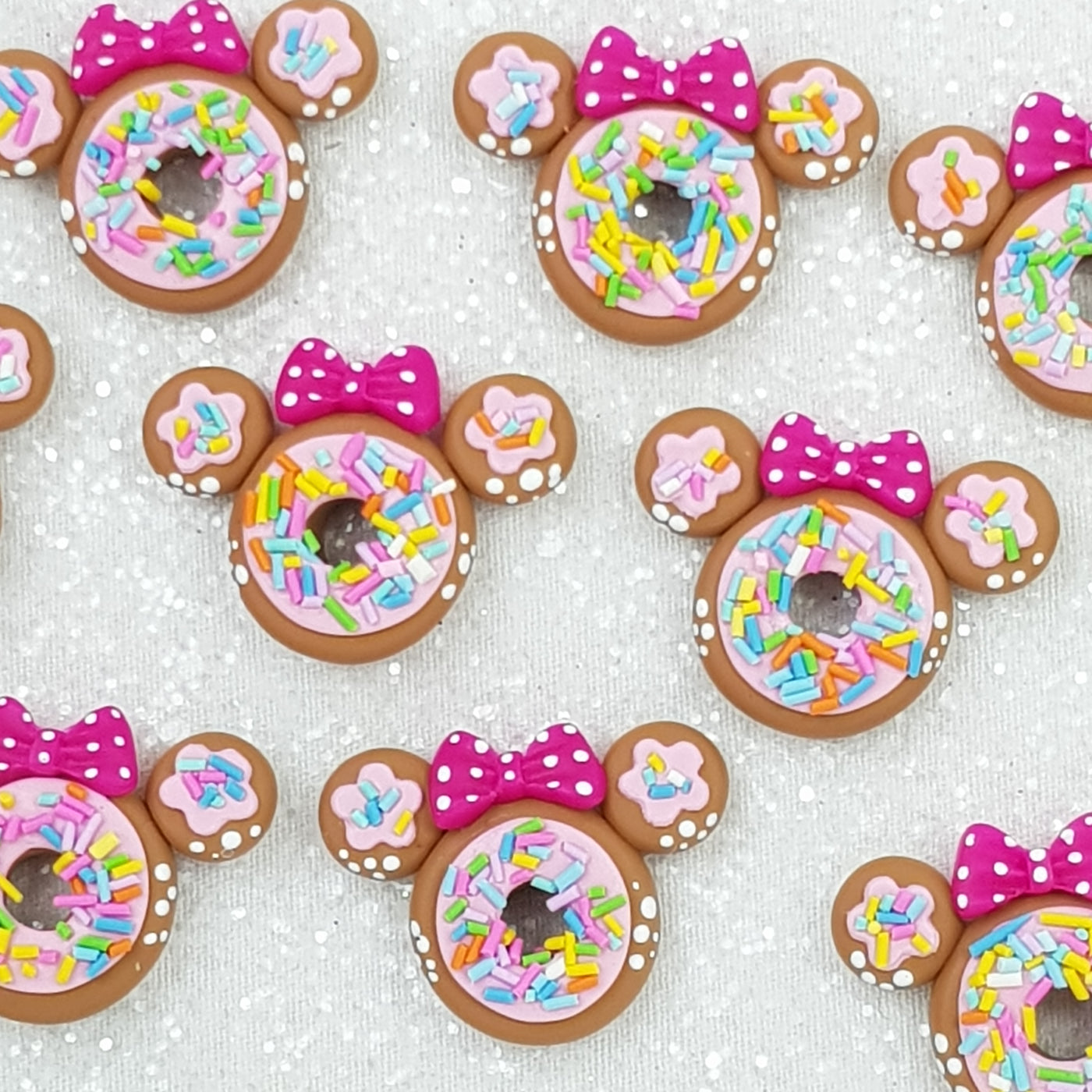 Donut Mouse - Embellishment Clay Bow Centre