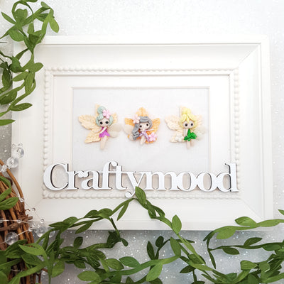 Adorable Autumn Fairies - Embellishment Clay Bow Centre