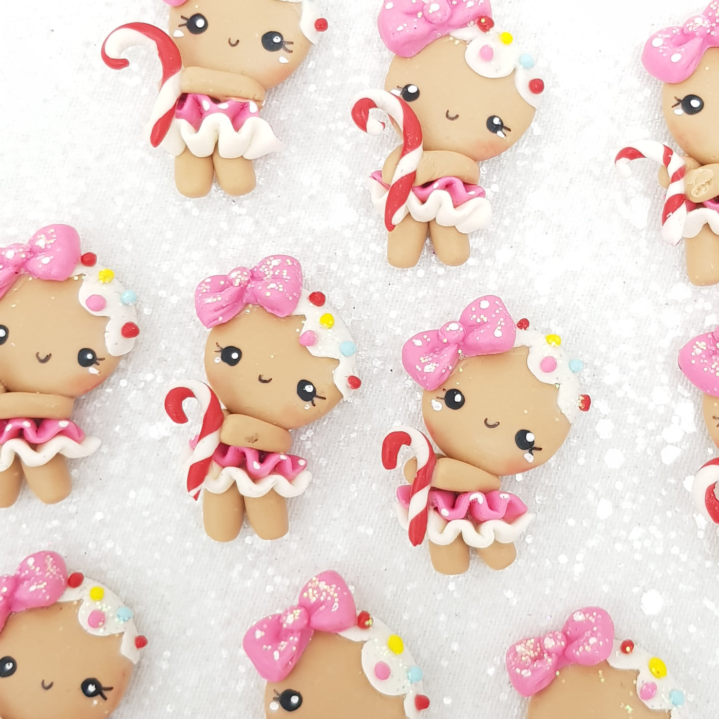 Clay Charm Embellishment - New Gingerbread Christmas