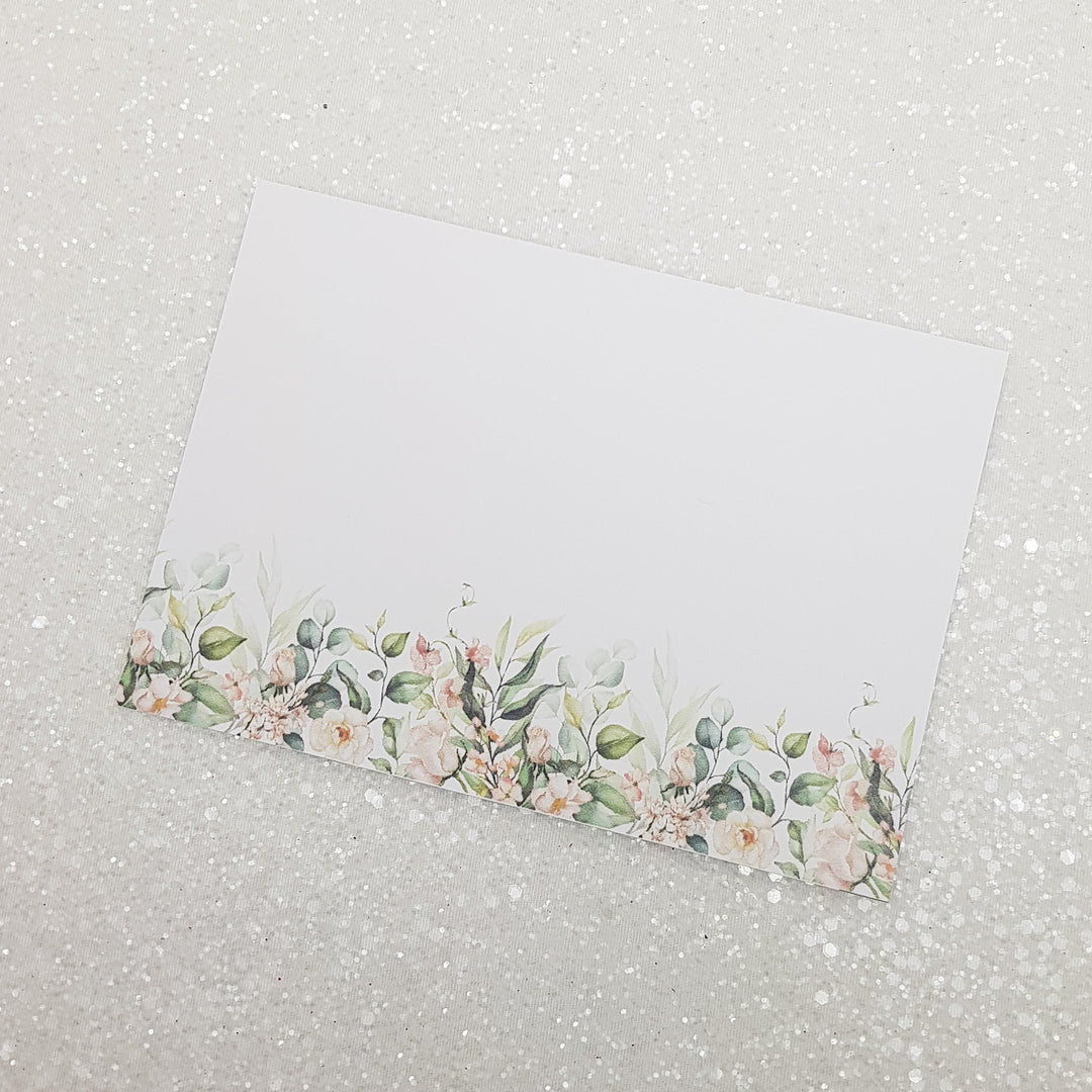 Floral display cards